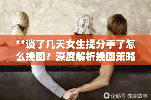 **谈了几天女生提分手了怎么挽回？深度解析挽回策略**