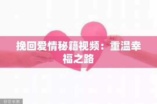 挽回爱情秘籍视频：重温幸福之路