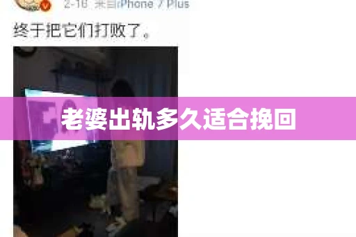 老婆出轨多久适合挽回