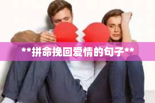 **拼命挽回爱情的句子**