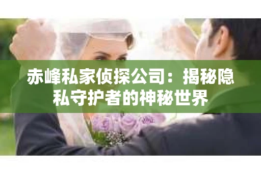 赤峰私家侦探公司：揭秘隐私守护者的神秘世界