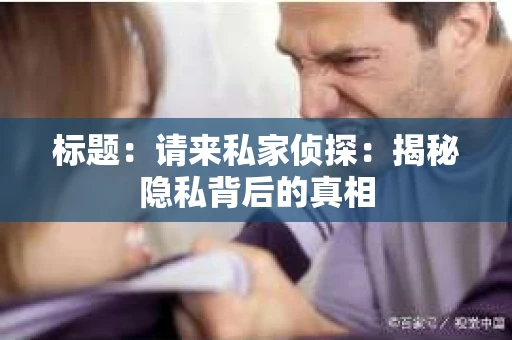 标题：请来私家侦探：揭秘隐私背后的真相