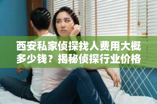 西安私家侦探找人费用大概多少钱？揭秘侦探行业价格之谜