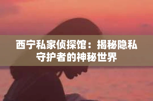 西宁私家侦探馆：揭秘隐私守护者的神秘世界
