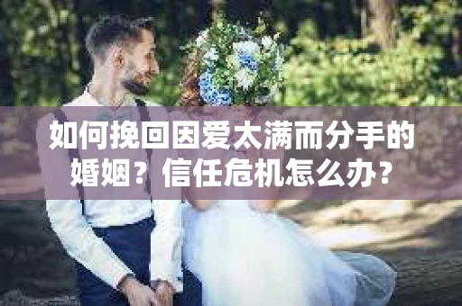 如何挽回因爱太满而分手的婚姻?信任危机怎么办? 如何挽回因爱太满而分手的婚姻?信任危机怎么办?