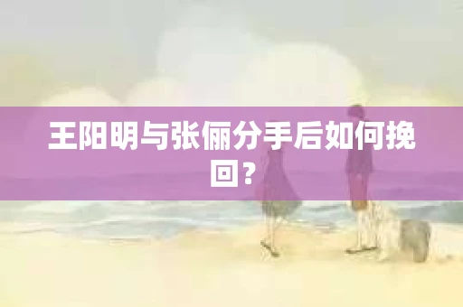 王阳明与张俪分手后如何挽回？